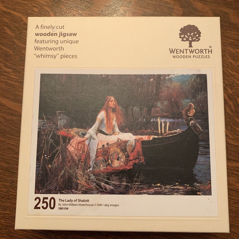 Wentworth wooden jigsaw puzzle 250 Piece: The Lady of Shalott